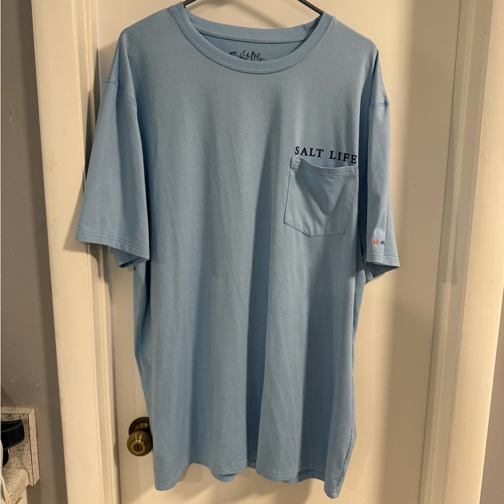 Salt Life Blue Short Sleeve Tee